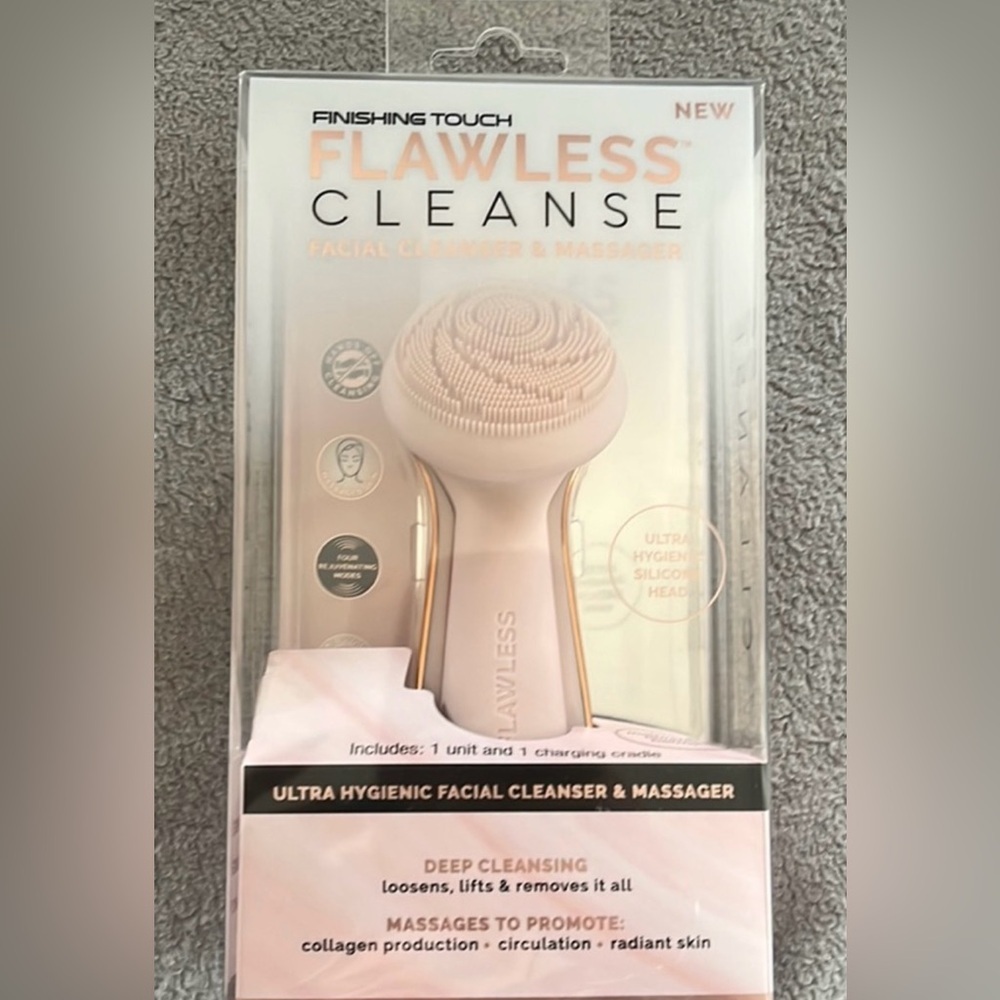 HP🎉Finishing Touch Flawless Cleanse Facial Cleanser Massager NIB